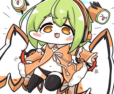 アイコンやヘッダー利用可 SDキャラ描きます 丸くてどこか不思議なデフォルメキャラを描きます。 イメージ2