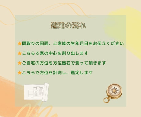 九星気学・地相・家相鑑定で暮らしを整えます 新しい土地選びから今のご自宅まで、開運でパワースポットに！ イメージ2
