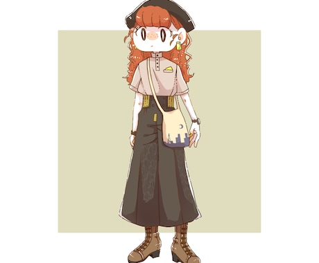 似顔絵OK！オシャレな全身イラスト作成します 似顔絵OK★服装指定★全身イラスト★SNSアイコン等に イメージ2