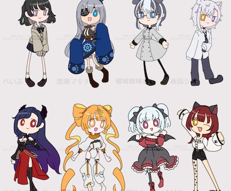 シンプルな絵柄でイラストを描きます アイコン、ヘッダー、サイトのイラストなどに！ イメージ2