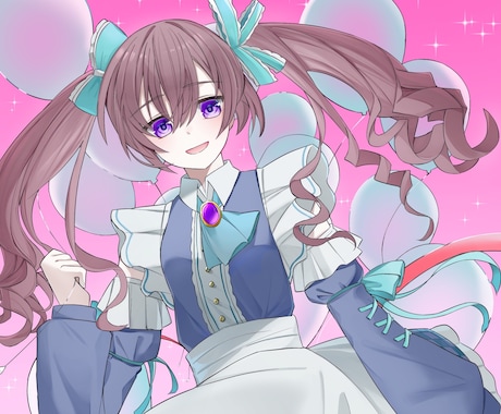 一枚絵の制作を承ります 可愛い/かっこいい/綺麗な一枚絵をお描きします！ イメージ2