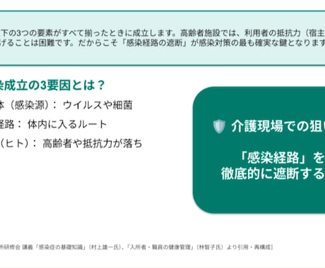 介護施設向け研修資料を作成します 看護師×ケアマネが作る、伝わる介護・医療研修資料 イメージ2