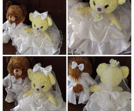 結婚式　ウェルカムドール用衣装 ウェルカムドール用衣装作製いたします 世界で一つのウェルカム