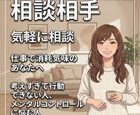 消耗気味のあなたへお話聞きます 思考整理の壁打ち、気軽に悩み相談 イメージ1