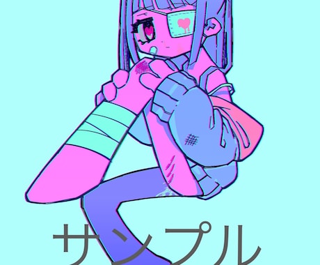 病みかわいいアイコン、ヘッダー、イラストを描きます かわいい女の子のアイコン¥1,500~で描かせていただきます イメージ2