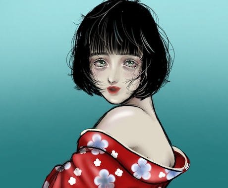 SNSのアイコン、イラスト、似顔絵承ります イメージ1