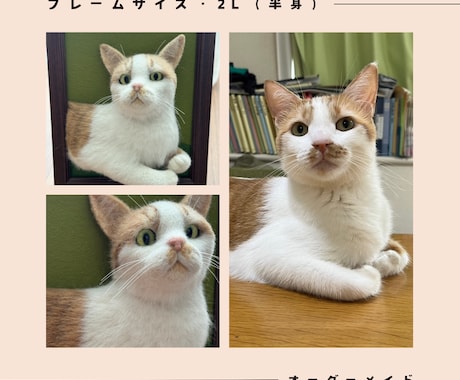 お部屋を彩る羊毛フェルト作品をお届けします 羊毛フェルトが生み出す、穏やかなインテリア空間 イメージ2