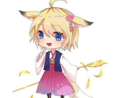 最短３日！ゆるく可愛いSDミニキャラ制作いたします 商用OK！SNSアイコンやグッズに♪ イメージ2