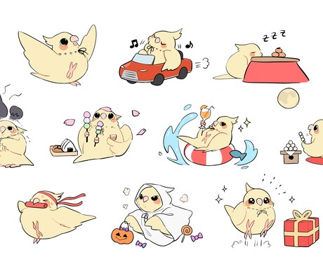 商用利用・即納可！可愛いデフォルメキャラを描きます SDイラスト・ちびキャラの絵が欲しい方へ イメージ2
