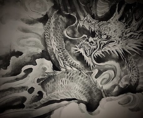 アートお描きします 水墨画お描きします。様々な和柄オーダー承ります。 イメージ1