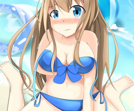 イラスト描きます 女の子のイラスト描きますバストアップ（頭から腰のあたりまで） イメージ2