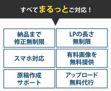 集客、売上に直結する訴求力の高いLPを作ります ジャンル不問！スマホ対応！高品質のLPならお任せください イメージ2