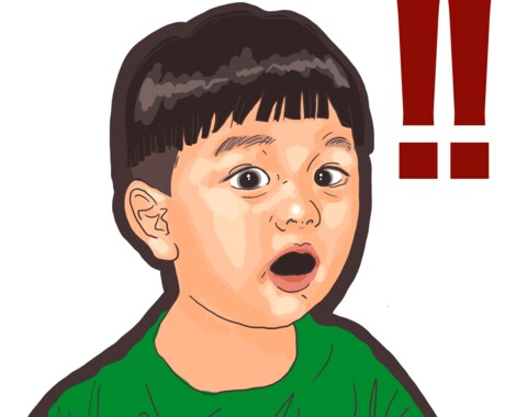写真を元に、ポップな似顔絵イラストお描きします ベビーキッズ得意です☺️オリジナルなプレゼントや記念にも⭐️ イメージ1