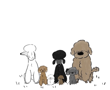 商用OK◎シンプルな動物やペットのイラスト描きます 親しみやすく可愛い1枚！アイコン、グッズなどご利用できます。 イメージ2