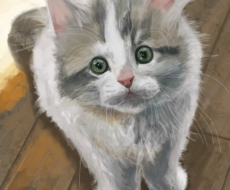 あなたのペットをイラスト化します 送っていただいた写真を参考にイラスト化させていただきます！ イメージ1