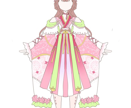 衣装やキャラクターのデザイン資料作ります 新衣装や絵師さんに送る資料に！ イメージ2