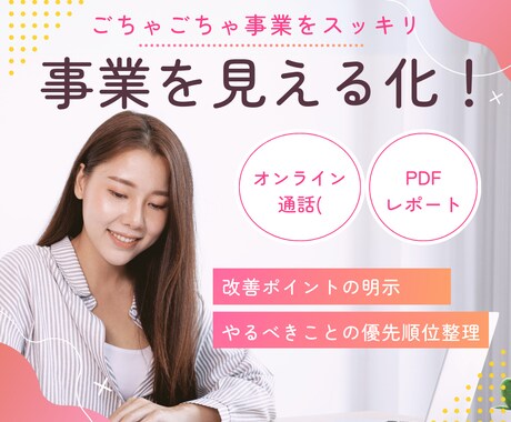 事業を見える化！整理＆改善レポートを納品します ごちゃごちゃ事業をスッキリ整理＆PDFで納品！ イメージ1