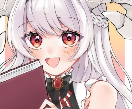 バストアップイラスト制作します やわらかい色合い＆可愛い雰囲気の女の子が得意です！ イメージ1