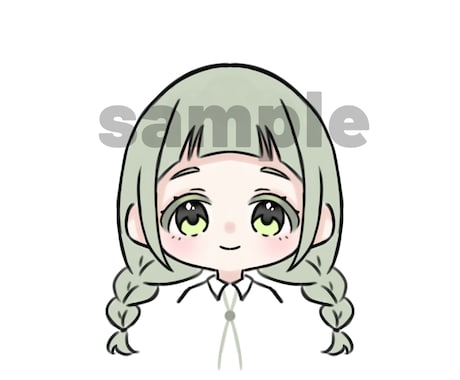 SNSのアイコンや商用利用可能なイラスト描きます サンプルのような女の子のイラストを描かせていただきます! イメージ2