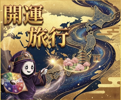 オーダーメイドの開運旅行をプロデュースします 良い方位、時期、行き先、アクションプランで徹底開運‼️ イメージ1