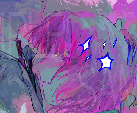 厚塗りでSNS用のアイコン･ヘッダーをお描きします ご要望があればアニメ風のイラストのご依頼も承ります。 イメージ2