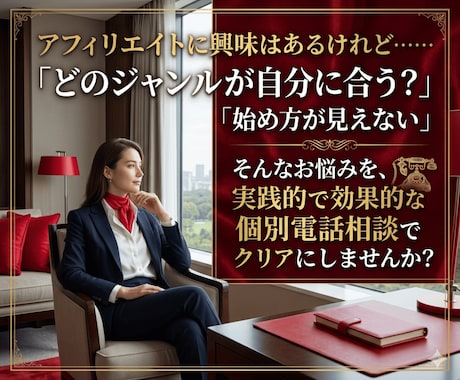 あなたに向いているアフィリエイトを鑑定いたします どんなアフィリエイトが自分に向いているか分からない人必見！！ イメージ2