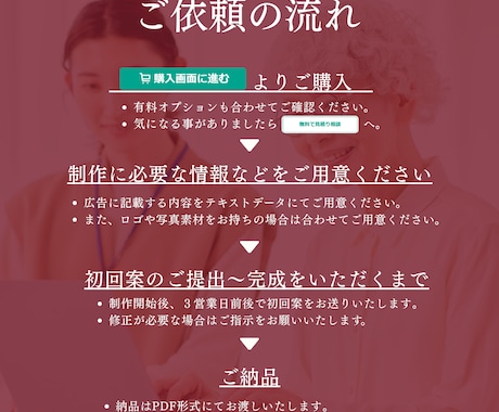 高齢者向けチラシを反響重視で制作します 施設・院の相談数アップを丁寧に設計 イメージ2