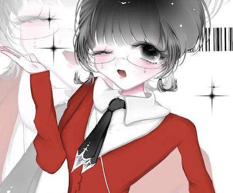 儚げなイラスト描きます アイコンや配信などで使う立ち絵イラスト等 イメージ1