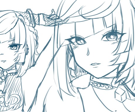 基本￥3500〜SNSアイコン描きます 好みに合わせて絵柄を変えることもできます◎.* イメージ2