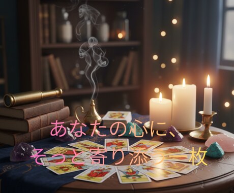 AIとタロットで恋愛の悩みを占います 相手の気持ちや関係の未来を丁寧に読み解きます イメージ2