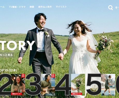 NETFLIX風のプロフィールムービーを制作します 【先着5名特別価格】高品質な結婚式ムービーをお求めの方へ！ イメージ1