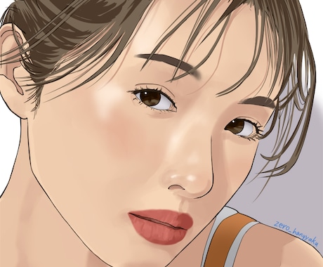 最速３０分でお届け！超絶技巧による似顔絵描きます サンプルはリアル調ですがお好みの画風に変更する事も可能です。 イメージ1