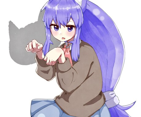 可愛い女の子、アイコンイラスト描きます ゲームの立ち絵など幅広くご利用いただけます。 イメージ2