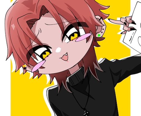 あなたのアイコンを描きます 目に留まるあなただけの1枚を描きます イメージ1