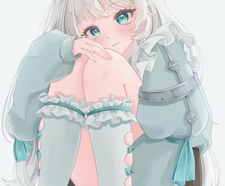 透明感のあるかわいい女の子を描きます フリルやファンタジー、アンティーク調なものものが得意です。 イメージ1