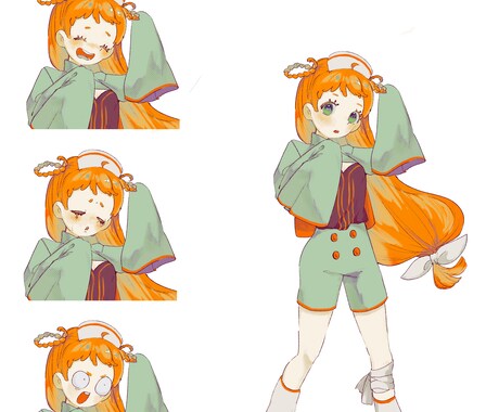 魅力的なキャラクター立ち絵を描きます TRPGやゲームに最適！デザインからのご依頼も引き受けます！ イメージ2