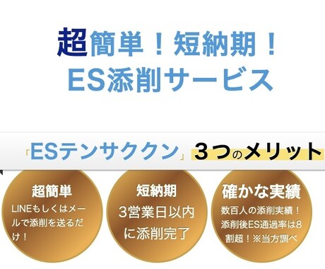 最大手化学メーカー社員がES添削します 劣等生から最大手メーカーに内定した現役社員によるES添削 イメージ2