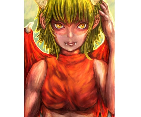 SNSアイコンなど厚塗りイラスト作成します ギャグ的なものホラーやグロも可能です要望のイラスト制作します イメージ2