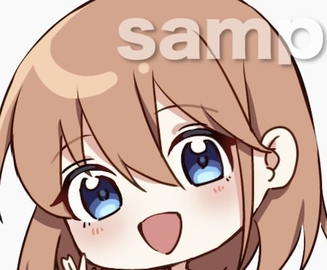 可愛いアニメ塗りアイコン描きます SNSでのアイコンにぴったり！SDキャラも描けます！ イメージ2