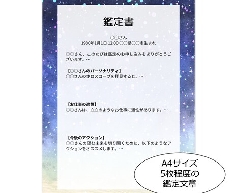 星からの声を届け、あなたの道を照らします 相談内容に合わせた完全オーダーメイド鑑定 イメージ2