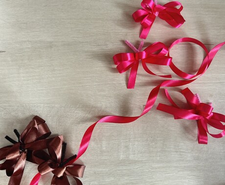 ギフトを少し豪華に！お花屋さんのリボン作ります 生花店勤務経験10年のデザイナーが作製致します イメージ1