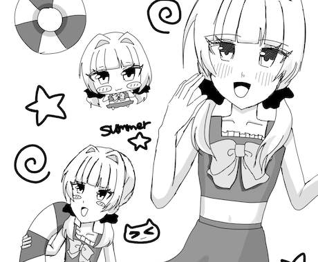 詰め込みイラスト描きます イメージ1