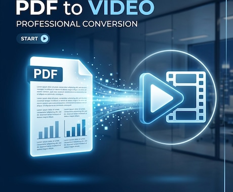 PDFマニュアルを「高音質な研修動画」にしますます AI×プロの検品で、安価かつ正確な動画教材を最速納品！ イメージ1