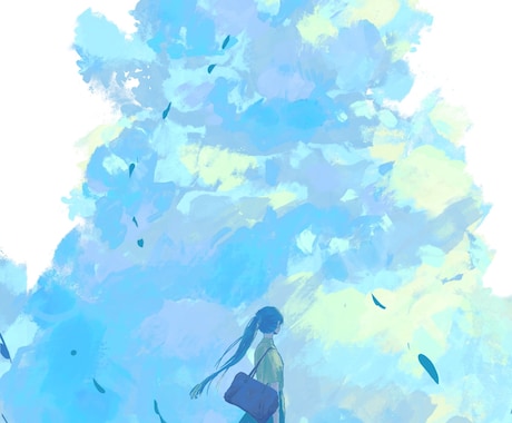 背景と女の子のイラスト描きます 一枚絵/MV用イラスト/サムネイル/CDジャケット等 イメージ1