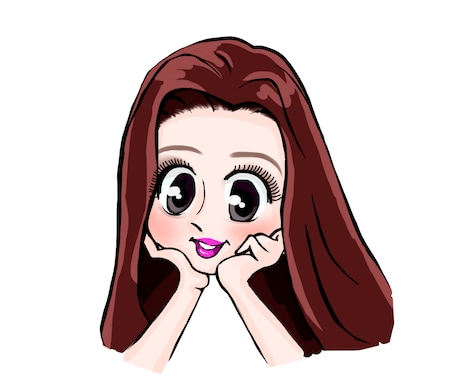 Twitter等で使えるシンプルなアイコン描きます あなたの雰囲気にあわせたシンプル似顔絵を作成します イメージ1