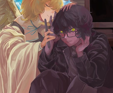 厚塗りのタッチであなただけのイラストを描きます trpgなどのイラスト等が必要な方へ イメージ1