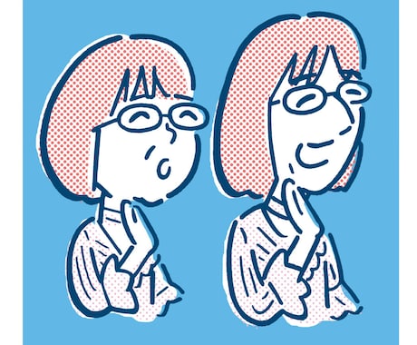 SNSなどアイコンなどの可愛い似顔絵を描きます イメージ1