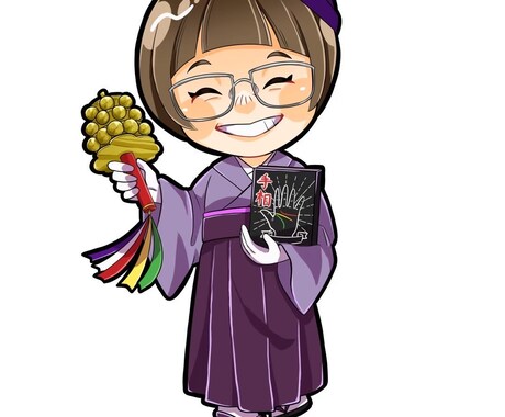 可愛い似顔絵の制作致します 名刺、グッズ、アイコンなどにデフォルメイラスト作成します イメージ2