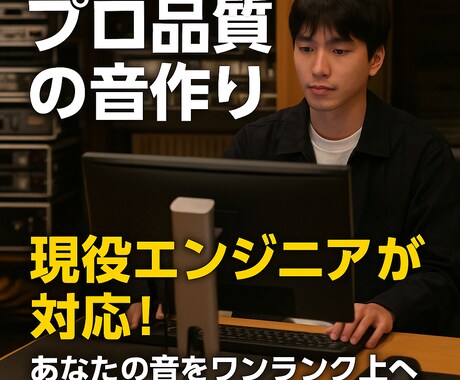 あなたの楽曲のミックス・マスタリングいたします プロ音質に仕上げたい方！ミックス、マスタリングを行います！ イメージ1