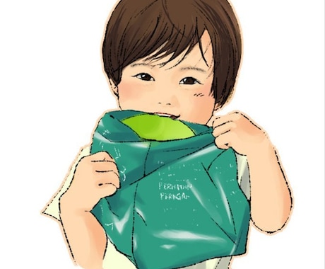 こども似顔絵（データ納品）描きます イメージ1